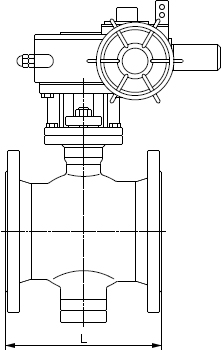 電動偏心半球閥結(jié)構(gòu)圖
