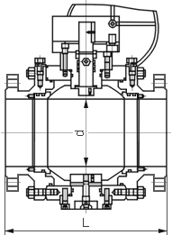美標(biāo)鍛鋼球閥結(jié)構(gòu)圖