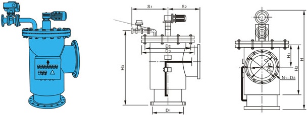 全自動(dòng)自清洗過(guò)濾器結(jié)構(gòu)圖